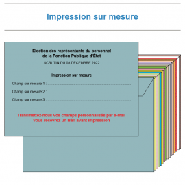 50 Enveloppes d'émargement - BàT