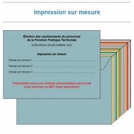 Feuilles de papier couleur Saumon au format A4 et assorti aux enveloppes  élections