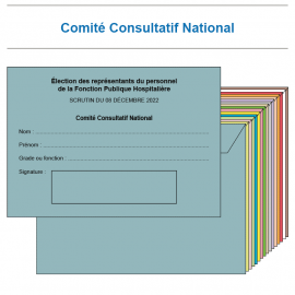 Enveloppes émargement Comité Consultatif National