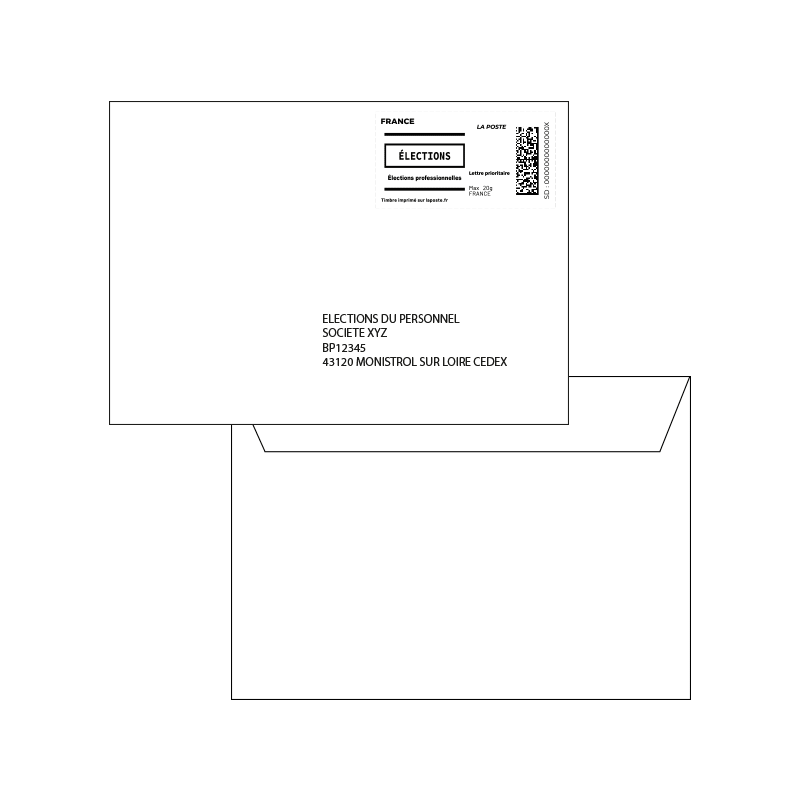 Enveloppe C6 (114x162) bleu clair Enveloppes couleur