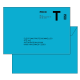 Enveloppes administrative lettre T impression recto lot de 50 env