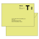 Enveloppes administrative lettre T impression recto lot de 50 env