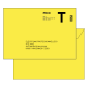 Enveloppes administrative lettre T impression recto lot de 50 env