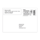 Enveloppes retour préaffranchies J+2 avec émargement personnalisé CSE - 114x162 (C6)