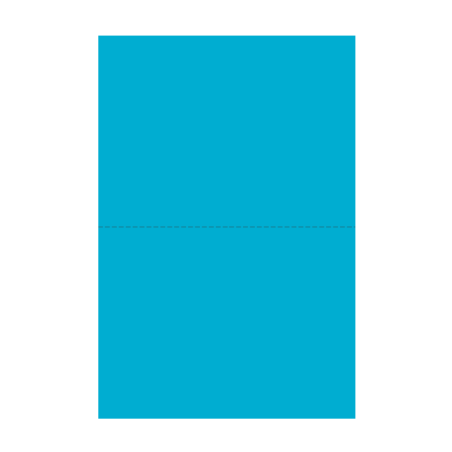 Bulletins de vote A5 - Bleu vif