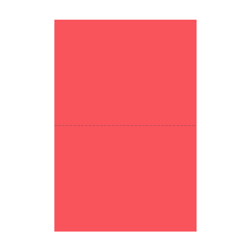 Bulletins de vote A5 - Rouge