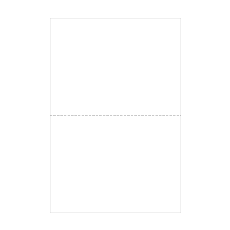 Bulletins de vote A5 - Blanc