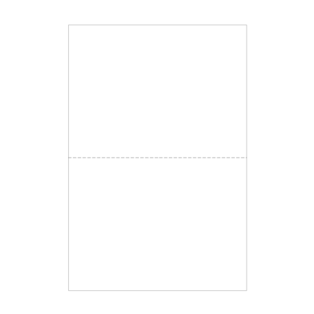 Bulletins de vote A5 - Blanc