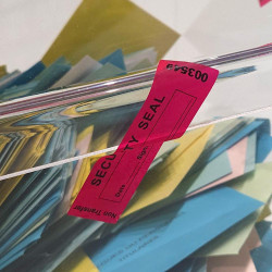 Etiquettes de scellé anti-fraude pour élection
