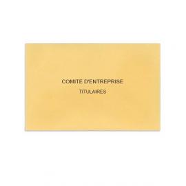 Enveloppes Comité d'Entreprise Beige (50 env.)