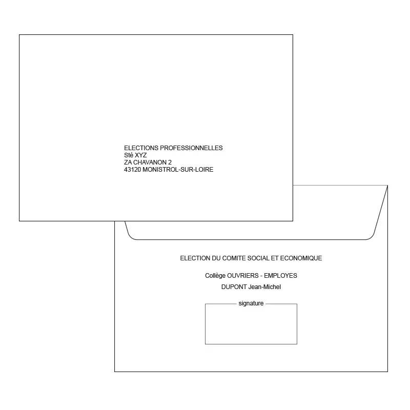 Retour personnalisé avec émargement - RB6P