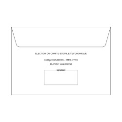 Retour personnalisé avec émargement - RB6P