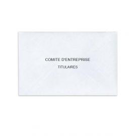 Enveloppes Comité d'Entreprise Blanc (50 env.)