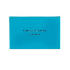 Enveloppes Comité d'Entreprise Bleu Vif (50 env.)