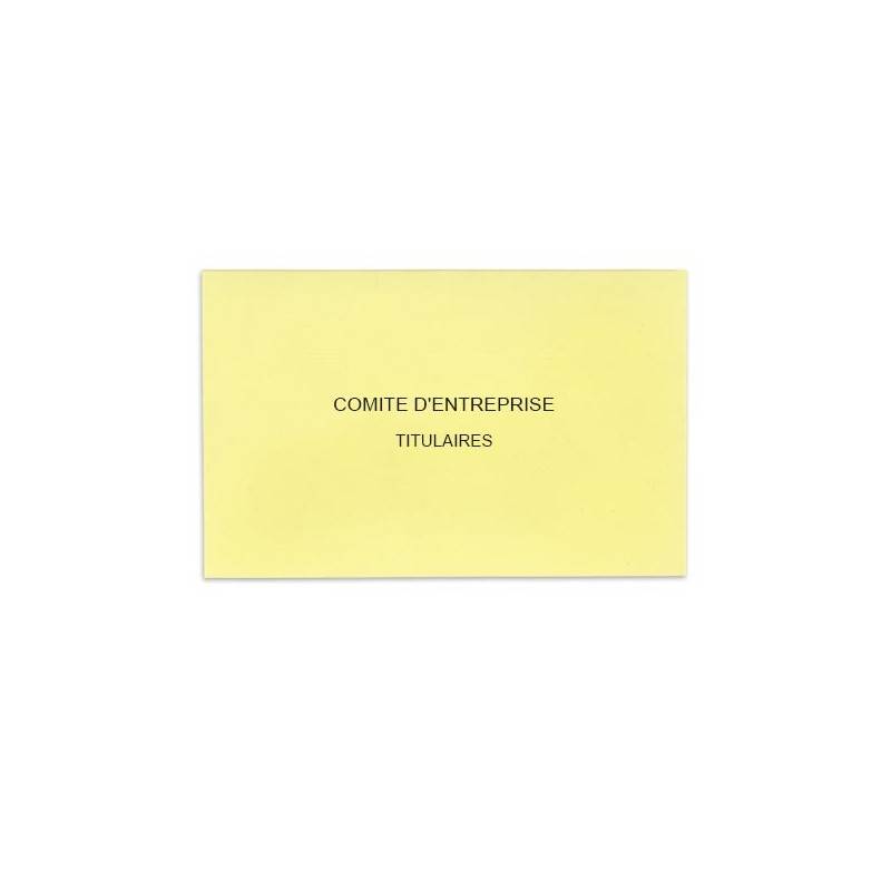 Comité d'Entreprise Jaune Clair Comité d'Entreprise Jaune Clair