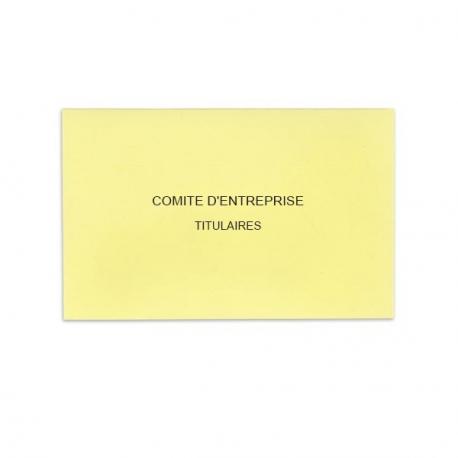 Comité d'Entreprise Jaune Clair