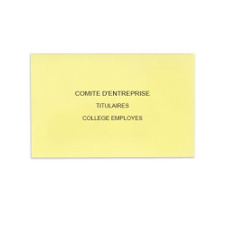 Comité d'Entreprise Jaune Clair