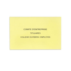 Comité d'Entreprise Jaune Clair
