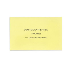 Comité d'Entreprise Jaune Clair