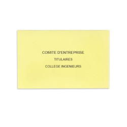 Comité d'Entreprise Jaune Clair