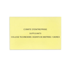 Comité d'Entreprise Jaune Clair