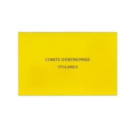 Enveloppes Comité d'Entreprise Jaune Vif (50 env.)