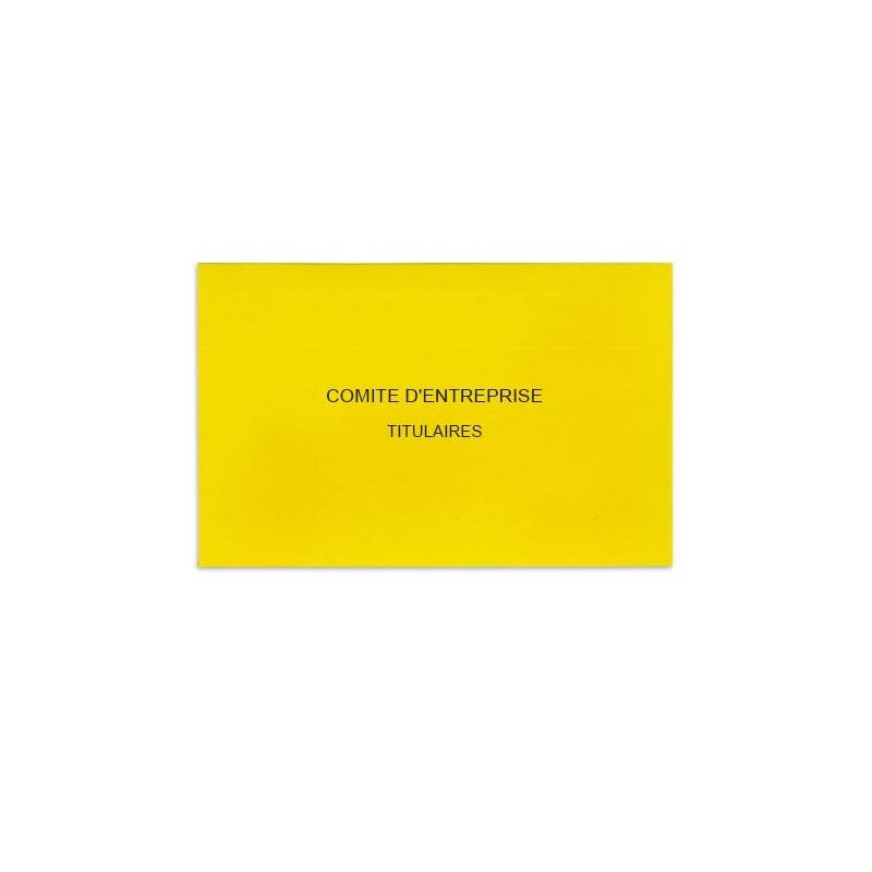 Comité d'Entreprise Jaune Vif