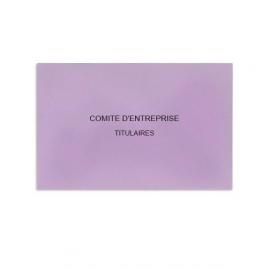 Enveloppes Comité d'Entreprise Lilas (50 env.)