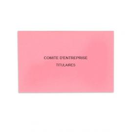 Enveloppes Comité d'Entreprise Rose Vif (50 env.)