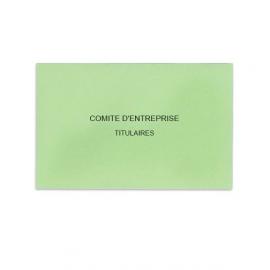 Enveloppes Comité d'Entreprise Vert Clair (50 env.)