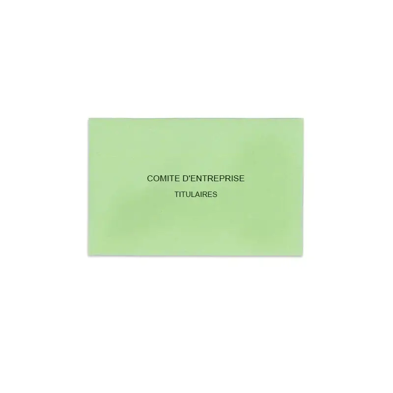 Comité d'Entreprise Vert Clair Comité d'Entreprise Vert Clair