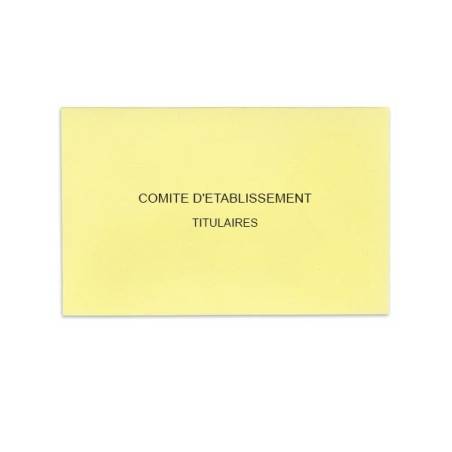 Comité d'Etablissement Jaune Clair