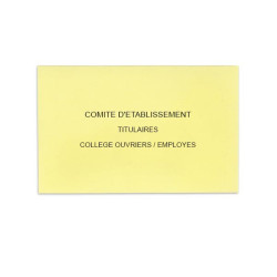 Comité d'Etablissement Jaune Clair