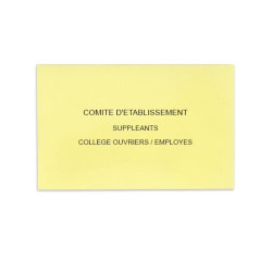 Comité d'Etablissement Jaune Clair