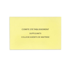 Comité d'Etablissement Jaune Clair
