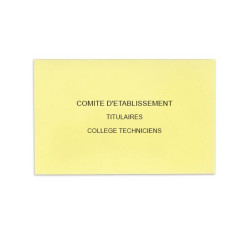 Comité d'Etablissement Jaune Clair
