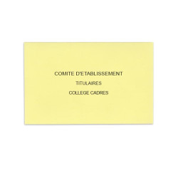 Comité d'Etablissement Jaune Clair