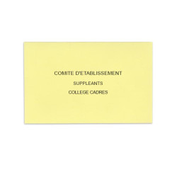 Comité d'Etablissement Jaune Clair