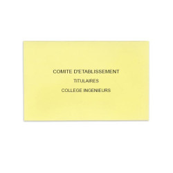 Comité d'Etablissement Jaune Clair