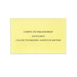 Comité d'Etablissement Jaune Clair