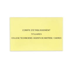 Comité d'Etablissement Jaune Clair