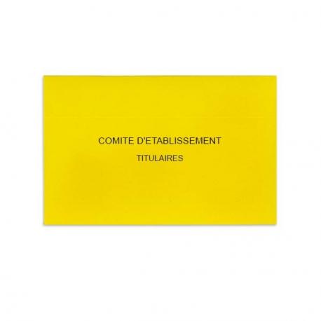 Comité d'Etablissement Jaune Vif