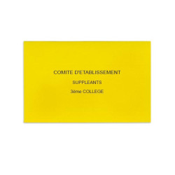 Comité d'Etablissement Jaune Vif