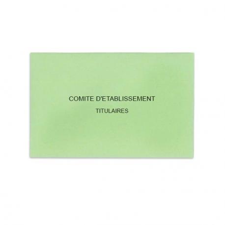 Comité d'Etablissement Vert Clair