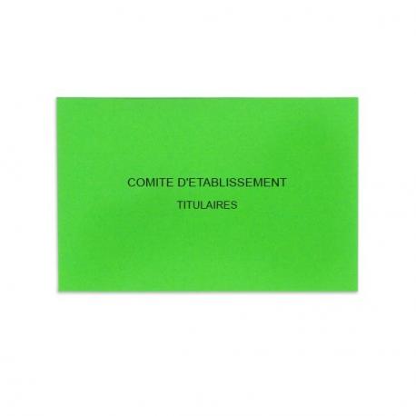 Comité d'Etablissement Vert Vif