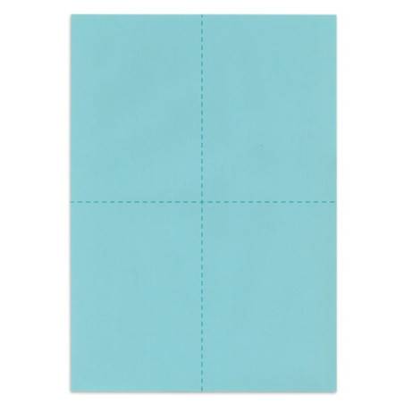 Bulletins de vote A6 - Bleu clair