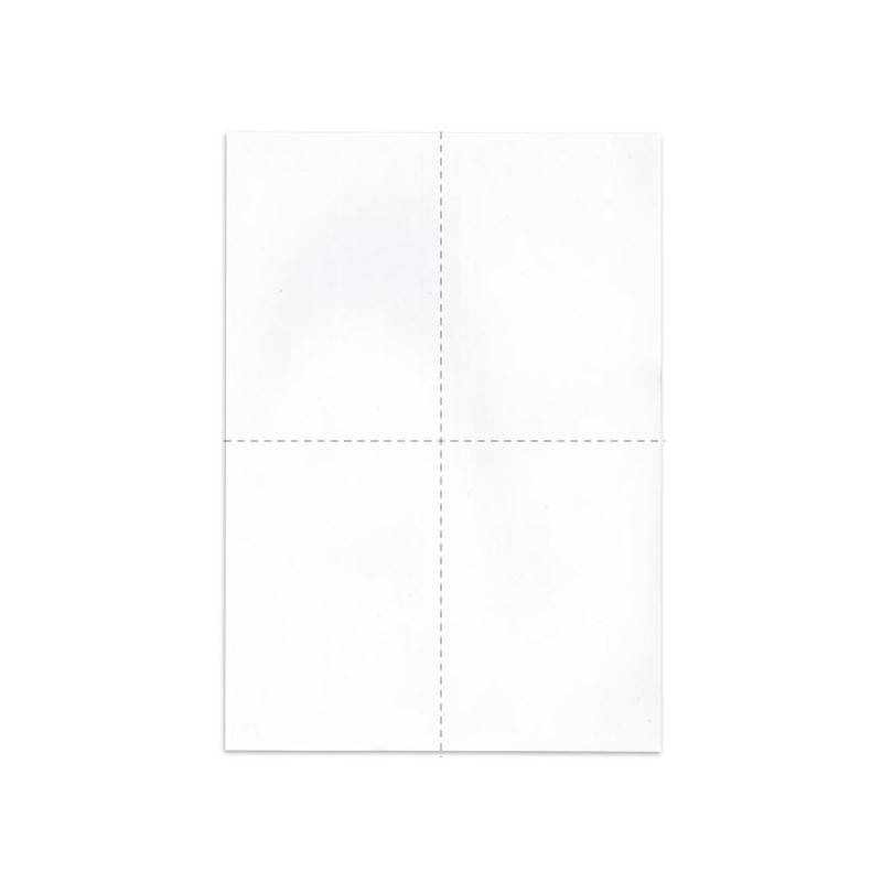 Bulletins de vote A6 - Blanc Bulletins de vote A6 - Blanc