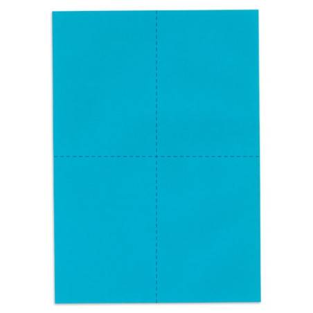 Bulletins de vote A6 - Bleu vif