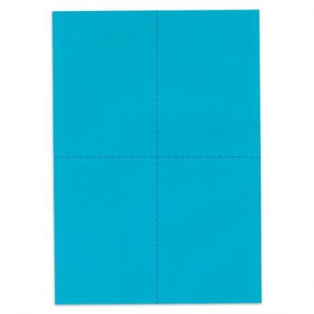 Bulletins de vote A6 - Bleu vif