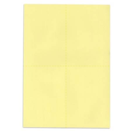 Bulletins de vote A6 - Jaune clair